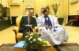 Entretien du Président de la République avec M. Mamadou Tandja, au Palais présidentiel
