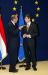 Conseil européen de novembre 2004: Le Président de la République, M.Jacques CHIRAC, et le premier ministre des Pays-Bas.