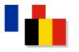 Drapeau France / Belgique