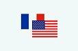 Drapeau France / Etats-Unis d'Amérique