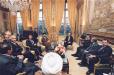 Entretien du Président de la République avec M. Abdelaziz Al Hakim, président du Conseil transitoire du gouvernement iraqien accompagné d'une délégation du Conseil transitoire