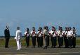 Arrivée à l'aéroport de Magenta - Honneurs militaires - Nouvelle Calédonie