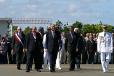 Arrivée à l'aéroport de Magenta - Accueil par les parlementaires et M. Jean Leques, maire de Nouméa -  Nouvelle Calédonie