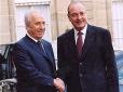 Fin de la visite de M. Shimon Peres, vice-Premier ministre , ministre des Affaires étrangères de l'Etat d'Israël