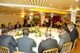 CCérémonies nationales du 60ème anniversaire du débarquement de Provence - dîner offert en l'honneur des chefs d'Etat et de gouvernements à bord du porte-avions Charles-de-Gaulle en rade de Toulon