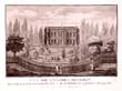 View of the ElysÃ © e Bourbon palace - Engraving by Chapuis after a drawing by Toussaint
