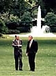 Photo: Meeting between Jacques Chirac and Bill Clinton