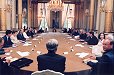 Photo : Réunion du Conseil des ministres du premier gouvernement de Lionel Jospin