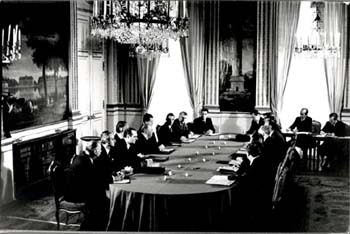 Photo: Last Cabinet meeting held under the presidency of Georges Pompidou