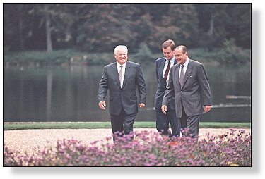 Photo 1 : 20.10.1995 - Besuch von Hern Boris Yeltsin und seiner Frau