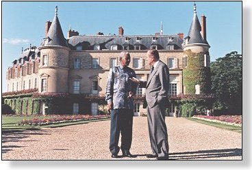 13.07.1996 - Visita del Sr. Nelson Mandela, Presidente de la República de Sudáfrica, el 13 de julio de 1996 (parque del castillo)