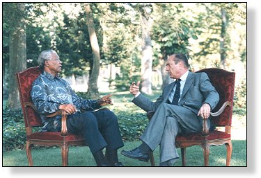 illustration :13.07.1996 - Visite de Monsieur Nelson Mandela Président de la République d'Afrique du sud