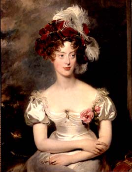Illustration: Marie-Caroline de Bourbon-Sicile - Duchesse de Berry by Sir Thomas Lawrencee