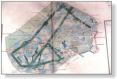 illustration: Former plan of the Château de Rambouillet