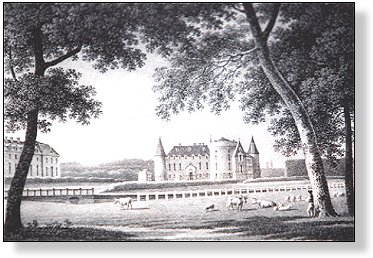 illustration: Former view of the Château de Rambouillet