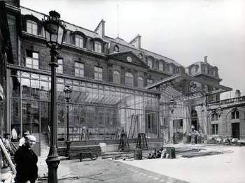 Photo: Elysée Palace restoration site on 29 July 1947