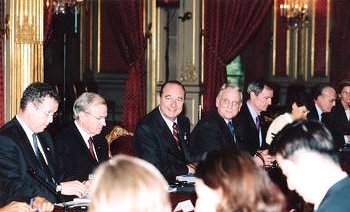 29. März 2001, Arbeitssitzung mit dem Internationalen Olympischen Ausschuß.