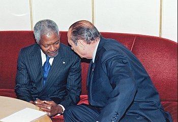 30. März 2001 - Genf (Schweiz), Treffen der Kommission über die Menschenrechte.