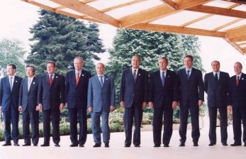 Foto de grupo del G8