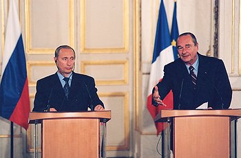 30. Oktober 2000, Offizieller besuch von Herrn V. Poutine