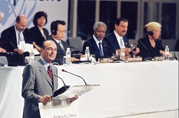 20. und 21. März 2002, Gipfel der UNO in Monterrey.