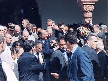9. April 2002, Besuch der Großen Moschee von Paris.