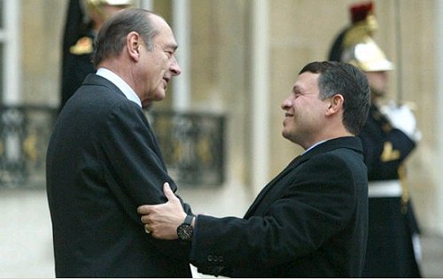 4. März 2004, Unterredung mit dem König von Jordanien