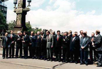 17. Juni 1997: Familienphoto auf dem EU-Gipfel in Amsterdam.