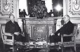 Photo 3 : Président de Gaulle - M. Konrad Adenauer, Palais de l'Elysée - 10 mars 1966