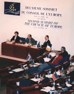 10. und 11. Oktober 1997: Zweiter Europarat-Gipfel
