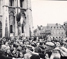 Photo 1 : Inauguration des Grandes orgues de la cathédrale. Chartres (Eure-et-Loir) - Juin 1971.