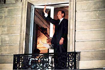 Chirac acaba de ser elegido Presidente de la República