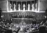Photo : 27 mai 1975 - Alain Poher au Centenaire du Sénat