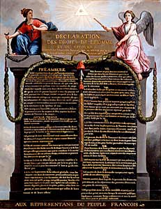 Ilustración : Declaratión de los Derechos del Hombre y del Ciudadano (1789)