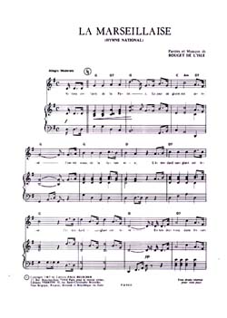 Score of La Marseillaise