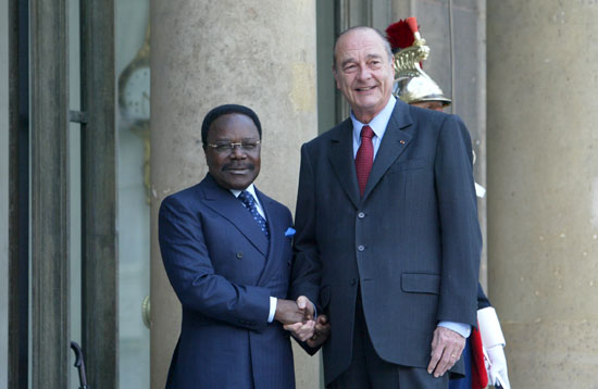 Entretien avec le président du Gabon.