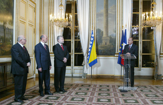 Entretien avec la présidence collégiale de Bosnie-Herzegovine.