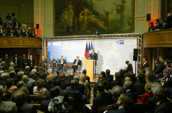 Cinquantenaire de la Chambre de commerce et d'industrie franco-allemande.