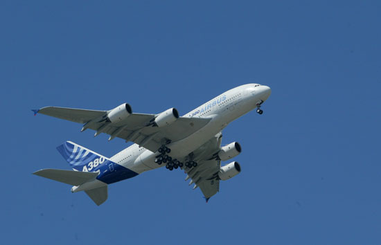 Inauguration du Salon du Bourget.