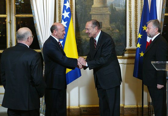 Entretien avec la présidence collégiale de Bosnie-Herzegovine.