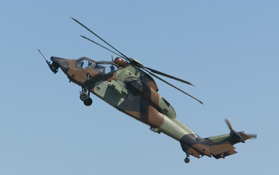 Vvisite de l'Ecole franco-allemande de formation des équipages d'hélicoptère 
