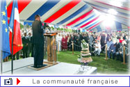 Rencontre avec la communauté française et les personnalités de la délégation