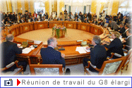 G8 de Saint Petersbourg - Réunion du G8 élargi