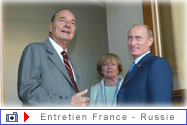 G8 de Saint Petersbourg - Entretien France - Russie