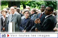 Journée commémorative du souvenir de l'esclavage et de son abolition - jardin du Luxembourg.