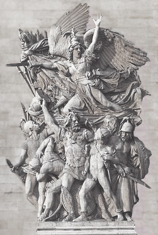 La Marseillaise, bas relief de l'Arc de Triomphe, par François Rude