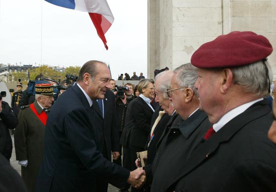 Photo: Cérémonies nationales du 11 Novembre.