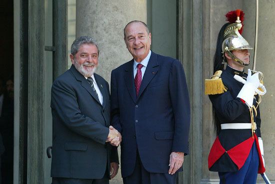 Entrtetien avec le Président de la République fédérative du Brésil.