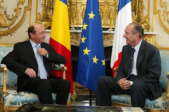 Entretien avec le Président de la Roumanie.
