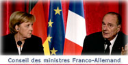 VIIème Conseil des ministres franco-allemand à Paris. 